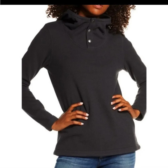 North Face Women's Knit Stitch Fleece Pullover, TNF Black, Size Small - Picture 2 of 9